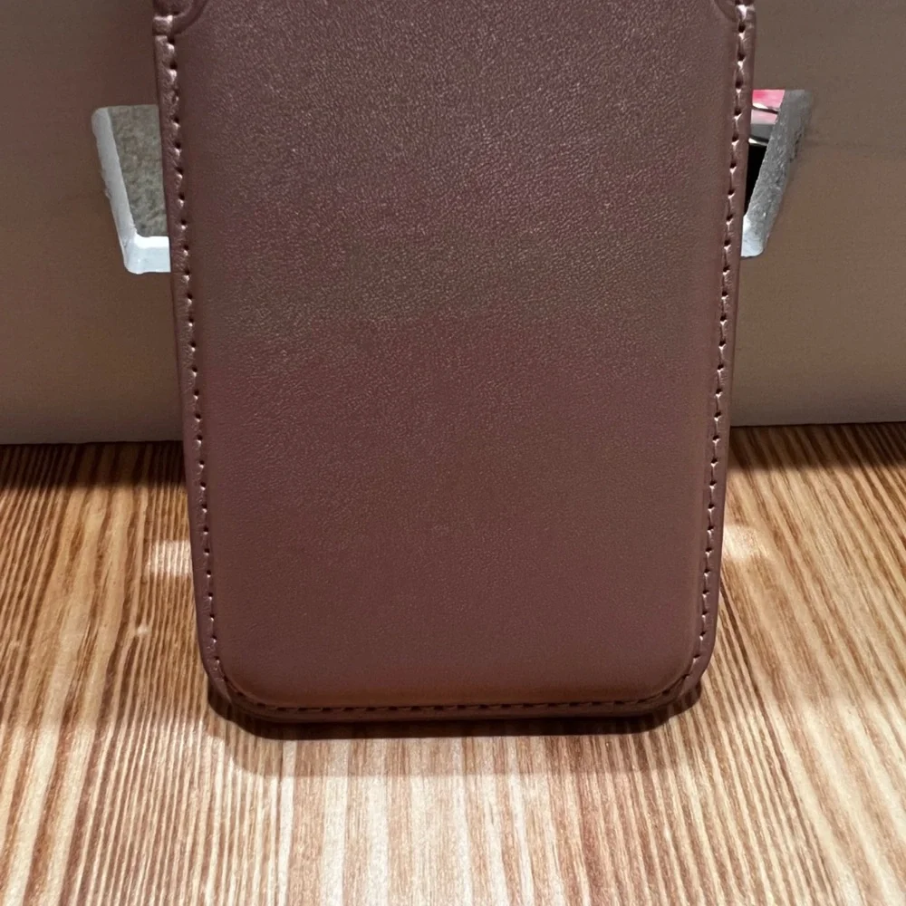 Rose gold Leather Phone Skin